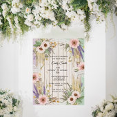 Vintage-Garten-Rustikale-Blumen-Spitze-Junggeselli Einladung