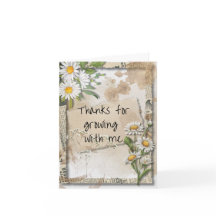 Vintage-Garten-Stil-Muttertags-Karte