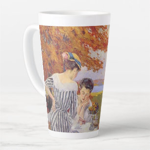 Vintage-Garten-Teeparty im Herbst Elegant Edwardia Milchtasse