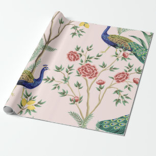 Vintage-Garten-Zitronenfruchtbaum, Pflanze, exotis Geschenkpapier