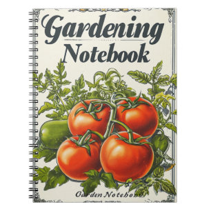 Vintage Gartenarbeit Notizblock