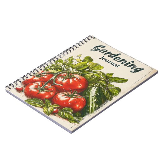 Vintage Gartenarbeit Notizblock (Linke Seite)