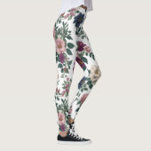 Vintage Gartenblüten Leggings (Rechts)