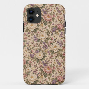 Vintage Gartengestaltung mit Rosen und Schmetterli Case-Mate iPhone Hülle
