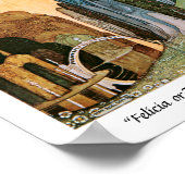 Vintage Gartenillustrierung Kay Nielsen Poster (Ecke)