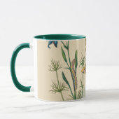 Vintage Garteninsekten, Schmetterlinge, Raupen Tasse (Links)