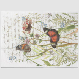 Vintage Gartenkollektion Seidenpapier