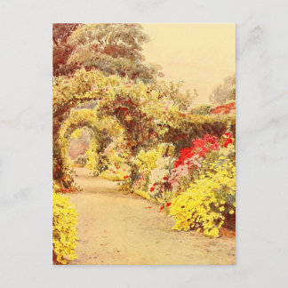 Vintage-Gartenkunst - Elgood, George S. Postkarte