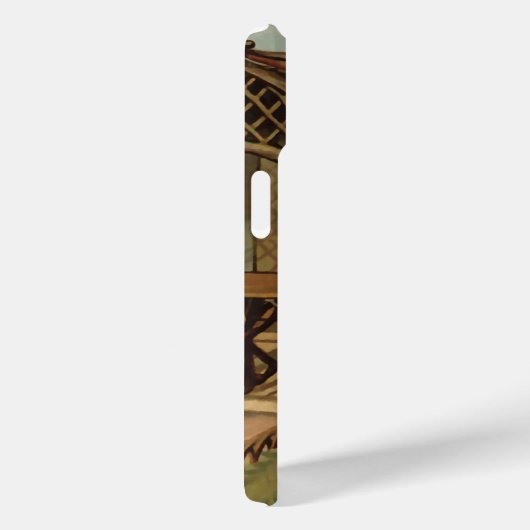 Vintage Gartenlandschaft Case-Mate iPhone Hülle (Rückseite / Rechts)