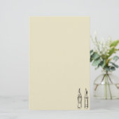 VINTAGE Gartenschneider für ILLUSTRATION Briefpapier (Stehend Vorderseite)