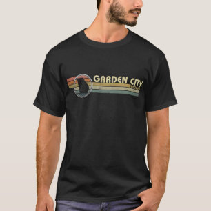 Vintage GARTENSTADT im Stil der 80er Jahre, GA T-Shirt