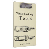 Vintage Gartenwerkzeug Bespannung Klemmbrett (Rechts)