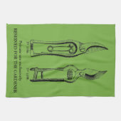 VINTAGE Gartenwerkzeuge Pruners Gartenhandtuch Geschirrtuch (Horizontal)
