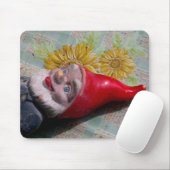 Vintage-Gartenzwerg Mousepad (Mit Mouse)