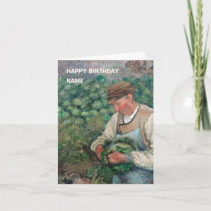 Vintage-Gärtner Camille Pissarro Geburtstag Karte