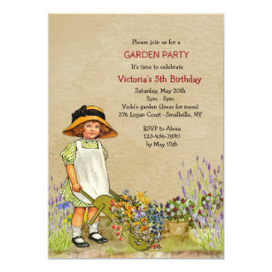Gartenarbeit Einladungen Zazzle.de