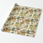 Vintage Gärtner Geschenkpapier (Ungerollt)