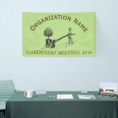 Vintage Gärtner - Treffen individuell anpassbarer Banner (Messeveranstaltung)