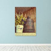 Vintage Gasdose Leinwanddruck (Insitu (Holzboden))