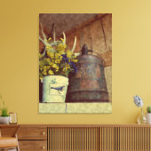 Vintage Gasdose Leinwanddruck (Insitu (Wohnzimmer))