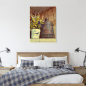 Vintage Gasdose Leinwanddruck (Insitu (Schlafzimmer))