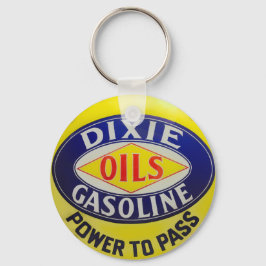 Vintage Gaspumpe Dixie Öle Benzin Frisierte Auto E Schlüsselanhänger