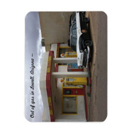 Vintage Gasstation Arizona Magnet