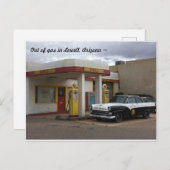 Vintage Gasstation Arizona Postkarte (Vorne/Hinten)