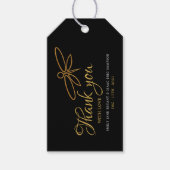 Vintage Gastgeschenk Hochzeit Geschenkanhänger (Vorderseite)