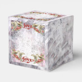 Vintage Gastgeschenk Hochzeit Geschenkschachtel (Rückseite)