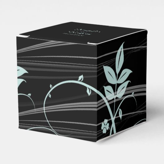 Vintage Gastgeschenk Hochzeit Geschenkschachtel (Vorderseite)