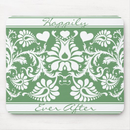 Vintage Gastgeschenke Hochzeiten Mousepad (Vorne)