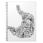 Vintage Gastroenterologie - Gastroenterologie Notizblock (Vorderseite)