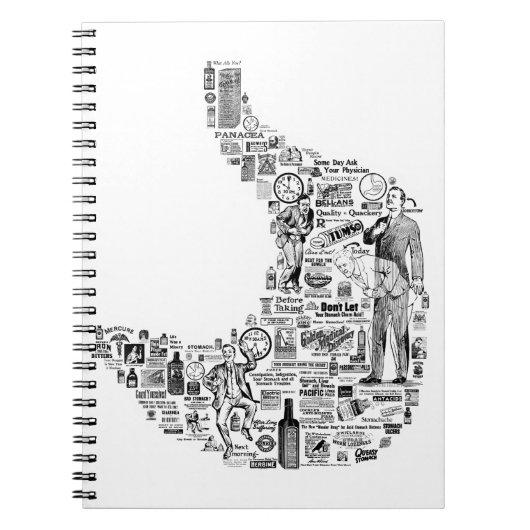 Vintage Gastroenterologie - Gastroenterologie Notizblock (Vorderseite)