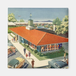 Vintage-Gastronomie, Familienrestaurant im Stil de Magnet