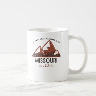 Vintage Gateway Arch Nationalpark Missouri Kaffee Kaffeetasse
