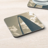 Vintage Gateway Arch Untersetzer (Linke Seite)