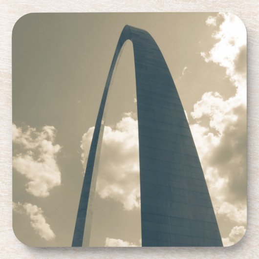 Vintage Gateway Arch Untersetzer (Vorderseite)
