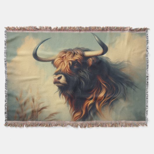 Vintage Gaur Decke (Vorderseite)
