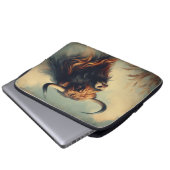Vintage Gaur Rahmen Laptopschutzhülle (Vorne Knopf)