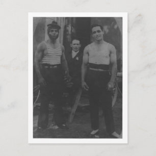 Vintage Gay-Interest-Zirkus-Akrobaten Postkarte