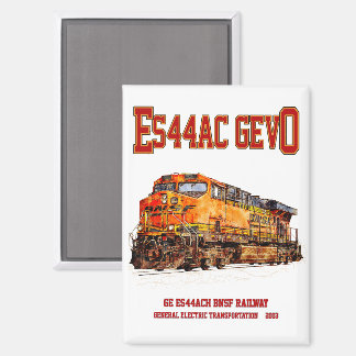 Vintage GE ES44AC GEVO Diesel Lokomotive Magnet