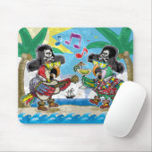 Vintage, gealterte, bunte mousepad (Mit Mouse)