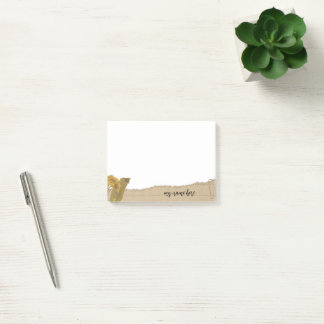 Vintage gealterte Papier-Sch scrapbook-Notizen Post-it Klebezettel