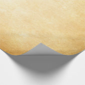 Vintage gealterte Pergamentpapier-Schablone Geschenkpapier (Ecke)