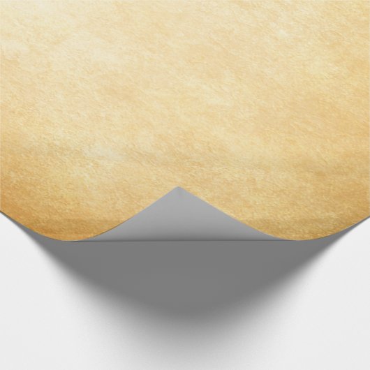 Vintage gealterte Pergamentpapier-Schablone Geschenkpapier (Ecke)