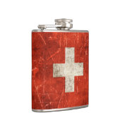 Vintage gealterte und verkratzte Flagge von der Flachmann (Rechts)