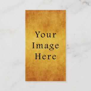Vintage gealtertes Ernte-Gold-Pergamentpapier leer Visitenkarte