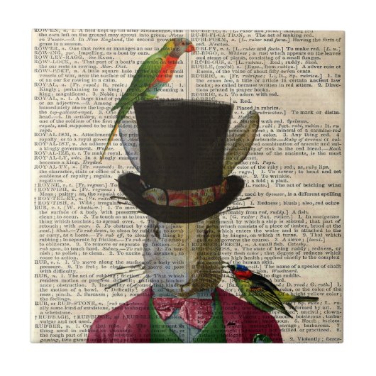 Vintage geänderte fliese (Vorderseite)