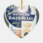 Vintage gebackene Bohnen Keramikornament (Vorne)